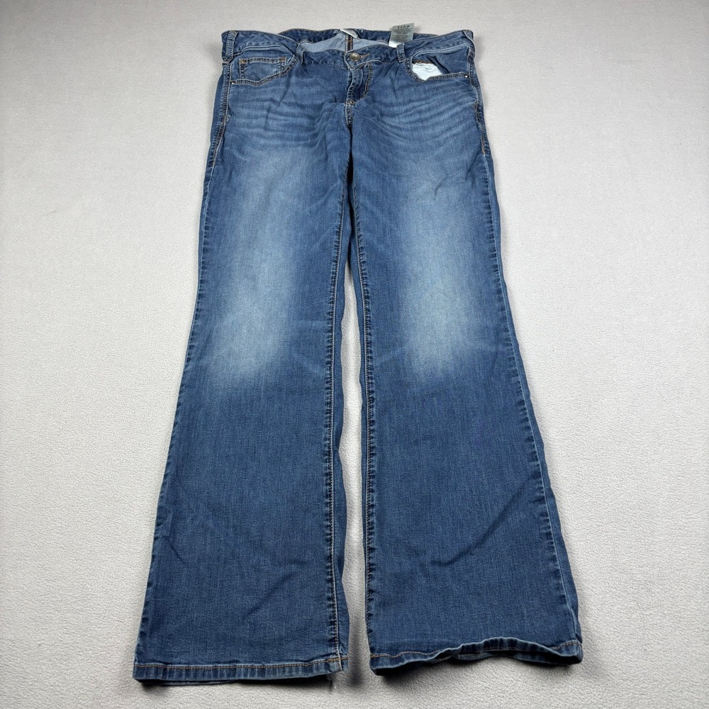 Ariat Denim Womens Bootcut Size 33R Medium Wash Stretch Jeans Blue Western